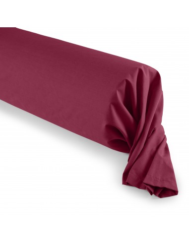 Taie de traversin Rouge 45 x 185 cm / 100% Coton / 57 fils/cm²