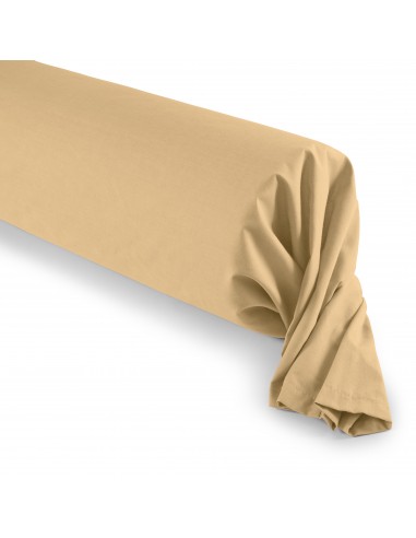 Taie de traversin Taupe 45 x 185 cm / 100% Coton / 57 fils/cm²