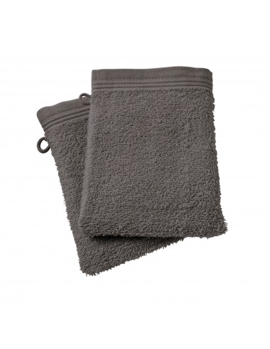 Lot de 2 gants de toilette éponge "Spa" 15 x 21 cm / 400 gr/m²