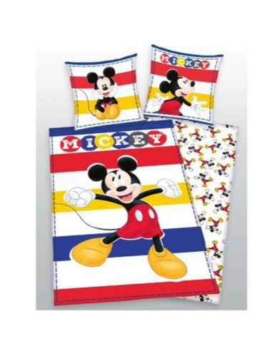 Parure de couette 140 x 200 "Mickey Mouse 3" Microfibre / 100% Polyester