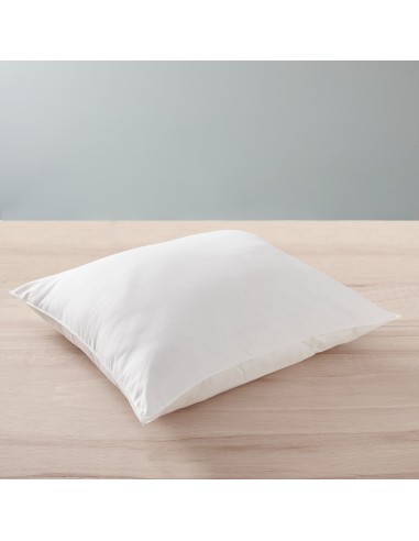 Oreiller 60 x 60 cm Blanrêve Gamme Polycoton "Confort" traité Anti Acarien Soft & care