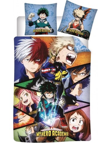 Parure de couette 140 x 200 "My Hero Academia" Microfibre / 100% Polyester