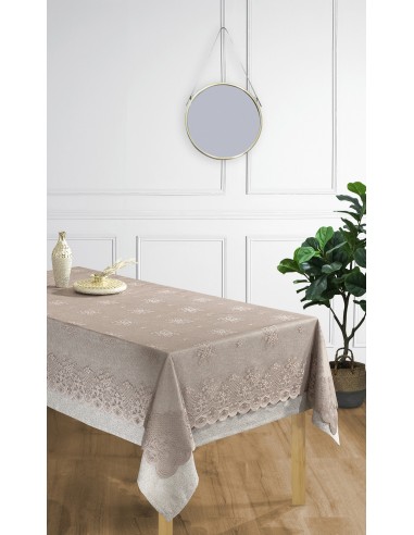 Nappe + Surnappe en dentelle "Style Vintage" toutes dimensions