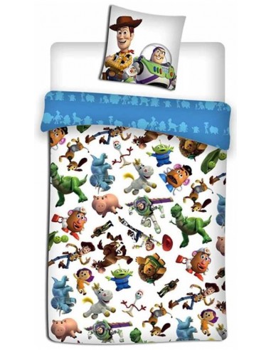 Parure de couette 140 x 200 réversible "Toy Story" Microfibre / 100% Polyester