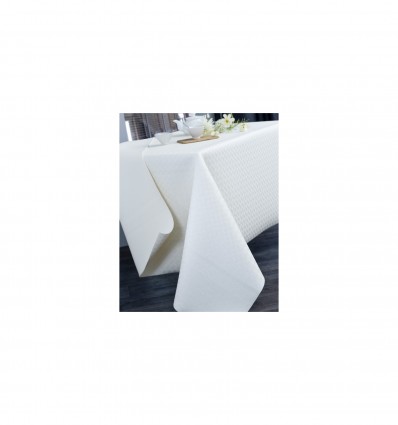 Protection de table - Sous nappe uni blanc rectangle 138 x 220 cm